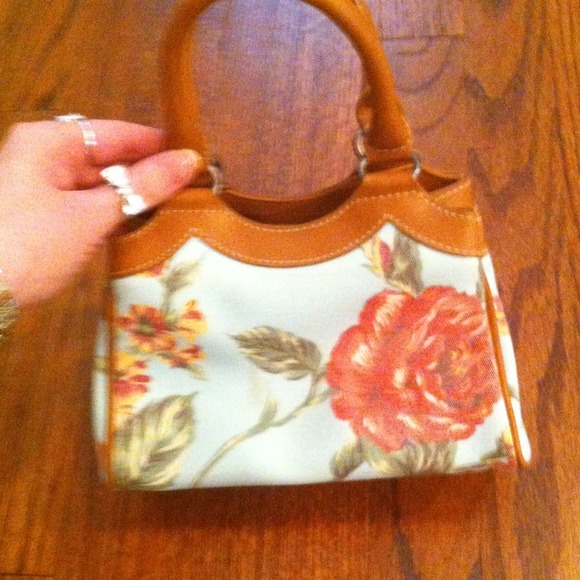 Floral Fossil Purse/Handbag