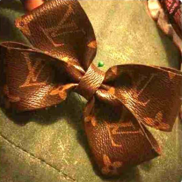 Handmade custom Louis Vuitton bow