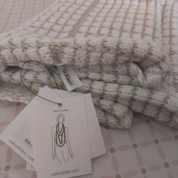 Infinity loop calvin klein scarf
