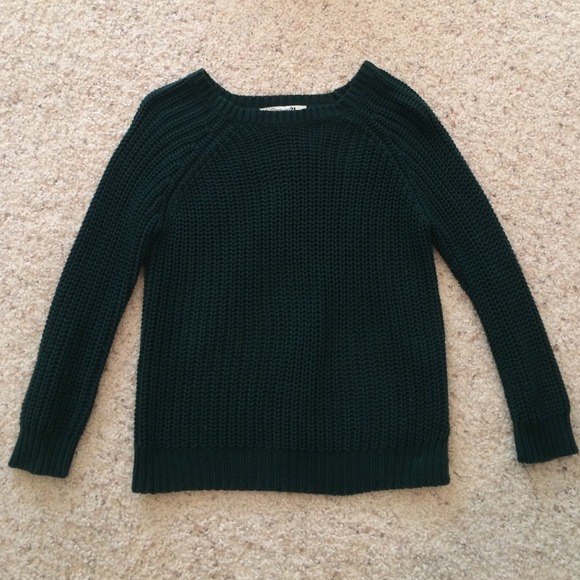 Dark Green Knit Sweater