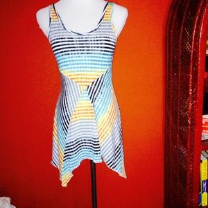 Asymmetrical tank top