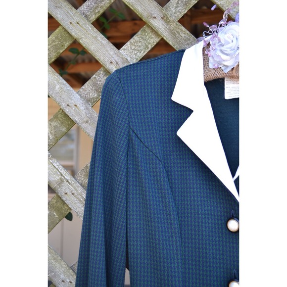 ✋SOLD✋Vintage Houndstooth Dress - Picture 2 of 4