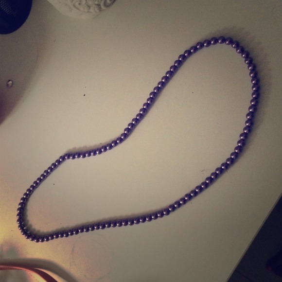 Purple necklace