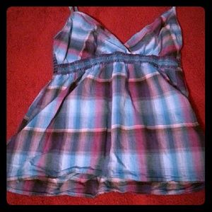 Maurices Plaid Tank Top