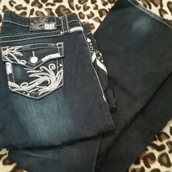 Cruel dark blue jeans