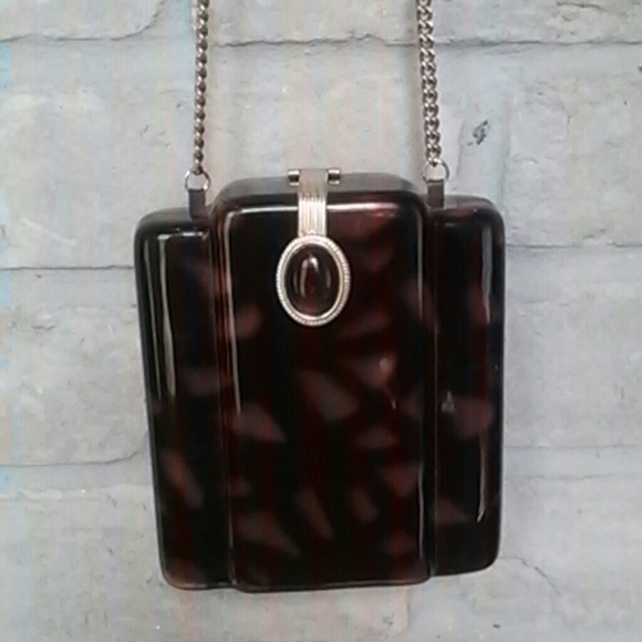 Italian Vintage Tortuise Shell handbag by Utopia