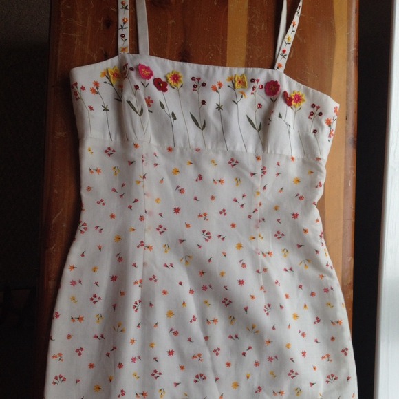Laundry white sundress