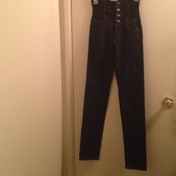 High Waist Skinny Jeans 3x31 Stretch Denim - Picture 4 of 4