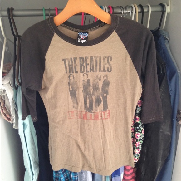 Brown Beatles Shirt