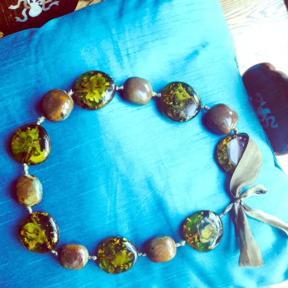 Stone & Resin Necklace