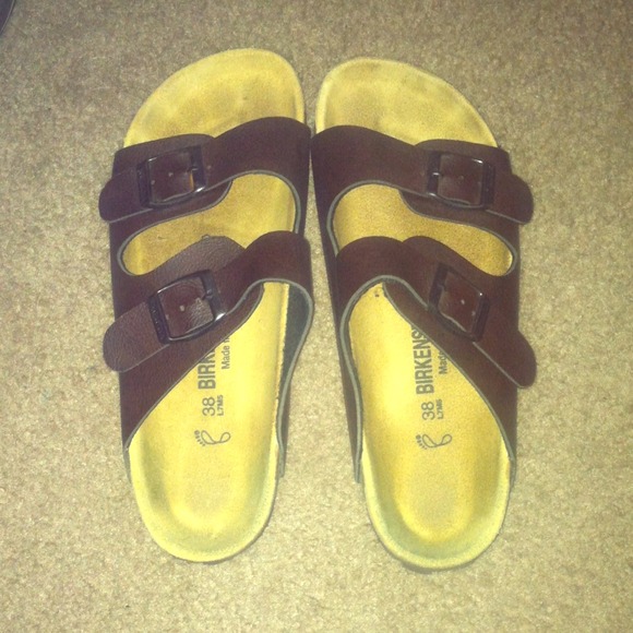 Brown Birkenstocks