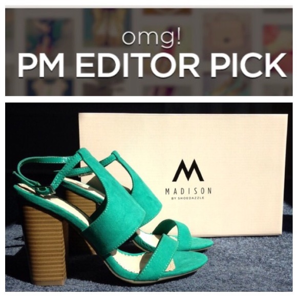 PM EditorPick "Ilene" Sz 6.5 Teal Shoes NIB