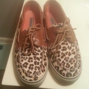 Cheetah print sperrys (ON HOLD)