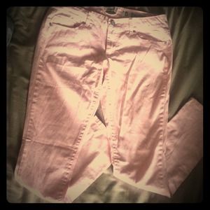 Light pink skinnies