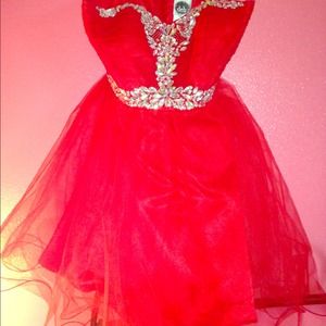 Deb homecoming dress.