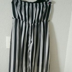 Highlow Black&White Dress