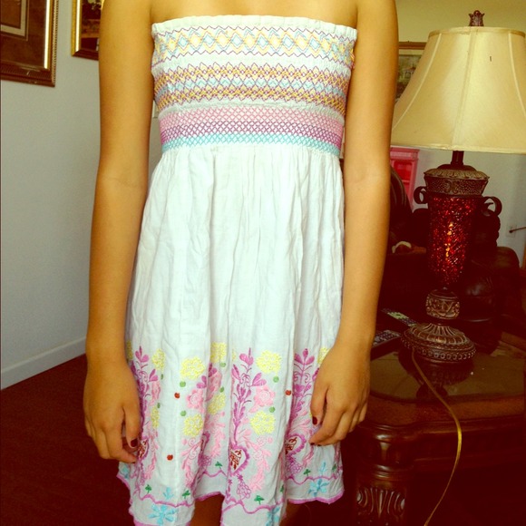 White summer dress