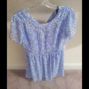 Light Blue Floral Dress
