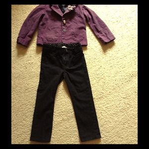 H&m blazer and pants 3t-4t