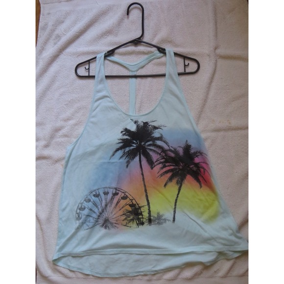 Light blue tank top