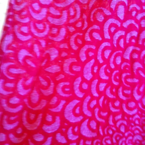 Hot pink burnout tee - Picture 3 of 4