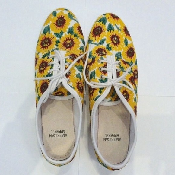 American Apparel Shoes - 🌻 American Apparel 🌻 Sunflower Shoes