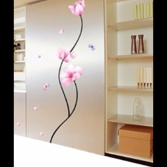 Flower wall decal