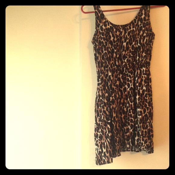Cheetah print dress
