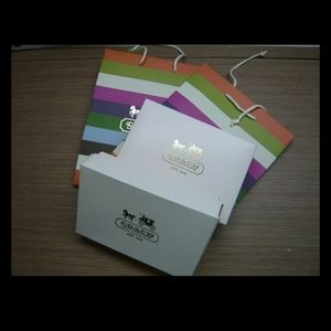 Coach Shopping Bag and Gift Box