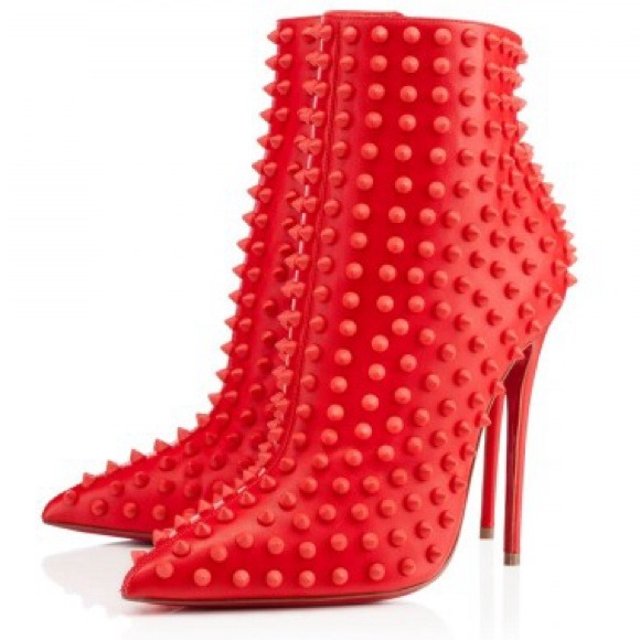 100% Authentic Christian Louboutin Snaklita Bootie