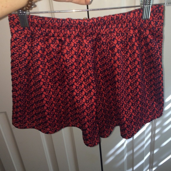 pinkish / blue shorts