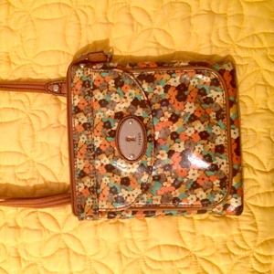 Over the shoulder fossil purse