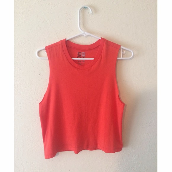 Orange Muscle Tee