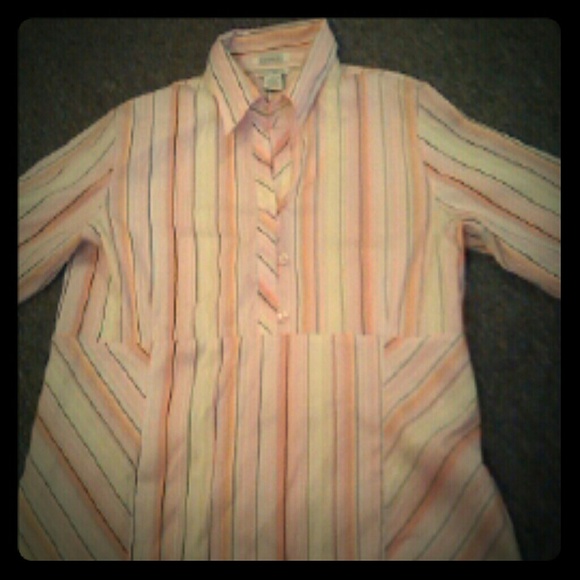 Striped stretchy dress shirt - Picture 1 of 3