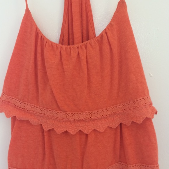Bright orange layered tank - Picture 2 of 2