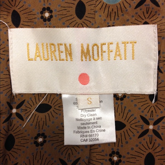 ❌SOLD❌ Lauren Moffatt pattern bomber jacket - Picture 4 of 4