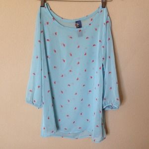Elephant print top