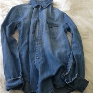Colored denim shirt