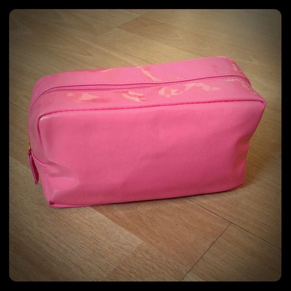 Yves Saint Laurent Pink Makeup Cosmetic Bag YSL