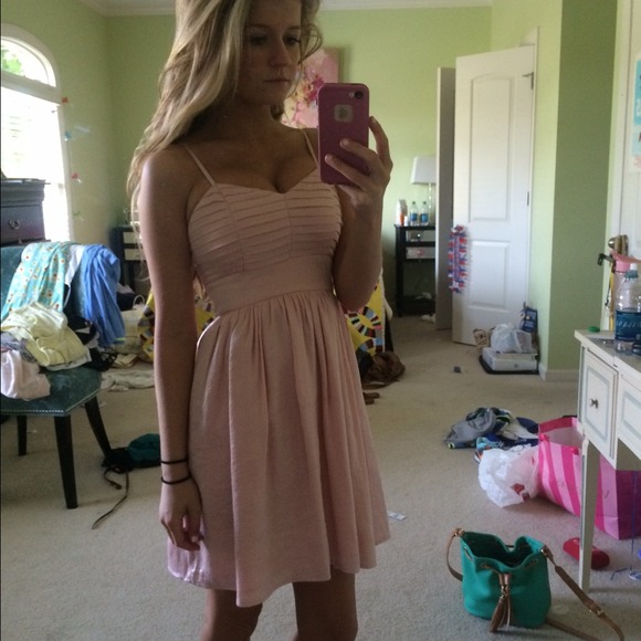 Light pink dress