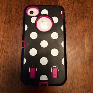 💢SOLD💢Cute polka dot iPhone 4s case