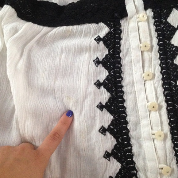 ❌SOLD❌ FREE PEOPLE Boho Embroidered Tunic Blouse - Picture 4 of 4