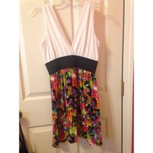 Floral printed dress