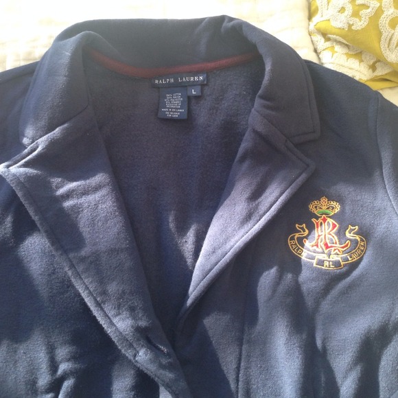 Ralph Lauren fleece blazer!