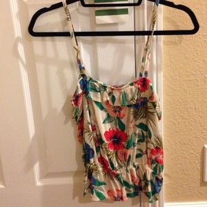 Forever 21 Floral Tank Top