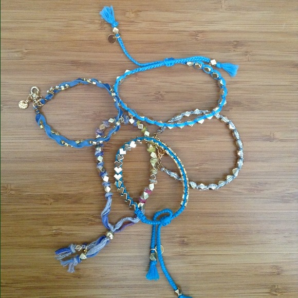 BUNDLE💙Blue studded bracelets! - Picture 2 of 2