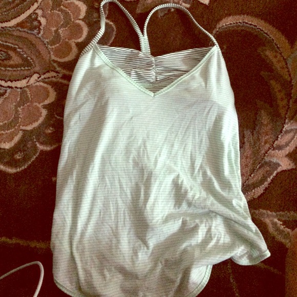 Mint green lululemon tank