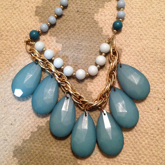 Turquoise Beaded Necklace - Picture 2 of 4