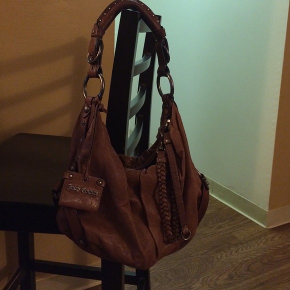 Juicy Couture "Peaceful" Pink leather hobo