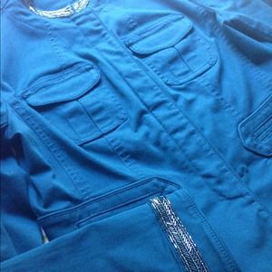 Women's blue International Concepts jacket